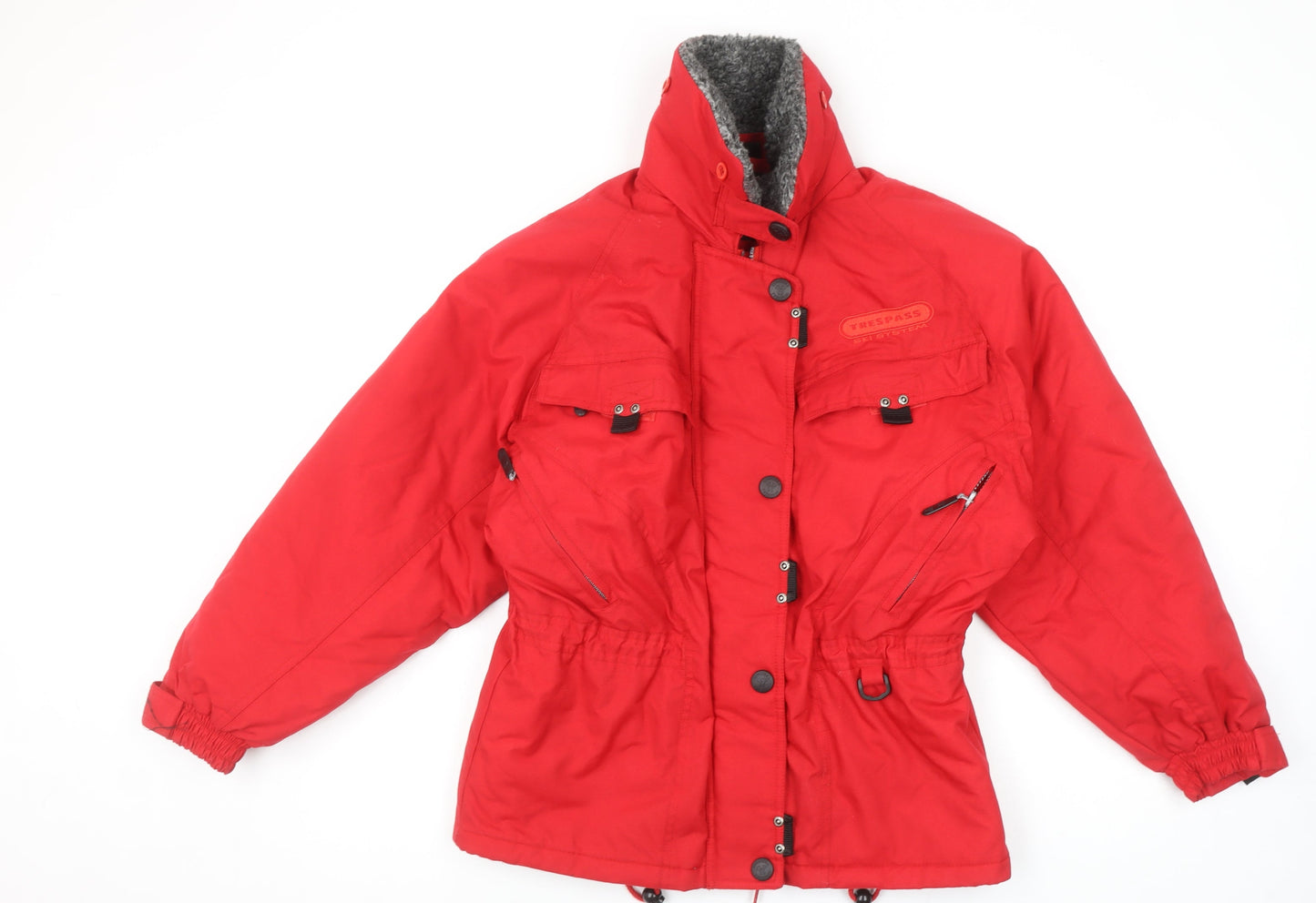 Trespass Girls Red Ski Jacket Size 13 Years Waterproof Insulated Winter Coat