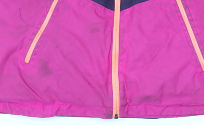 Wedze Girls Multicoloured Hooded Ski Jacket 14 Years Winter Activewear