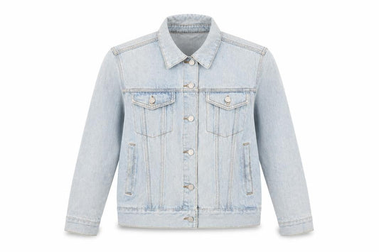 Missguided Petite Women's Blue Denim Basic Jacket Size 8