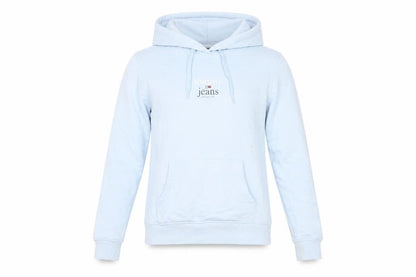 Womens UK Size XS Tommy Jeans Blue Pullover Hoodie