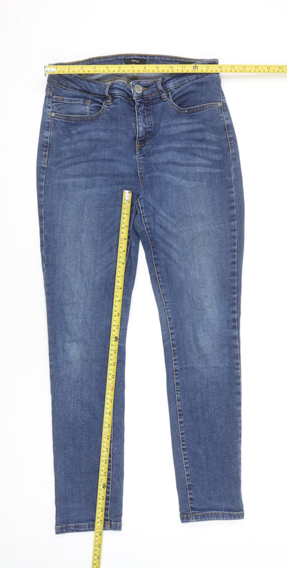 Opus Women's Blue Skinny Stretch Jeans Size 10 Slim Fit Denim