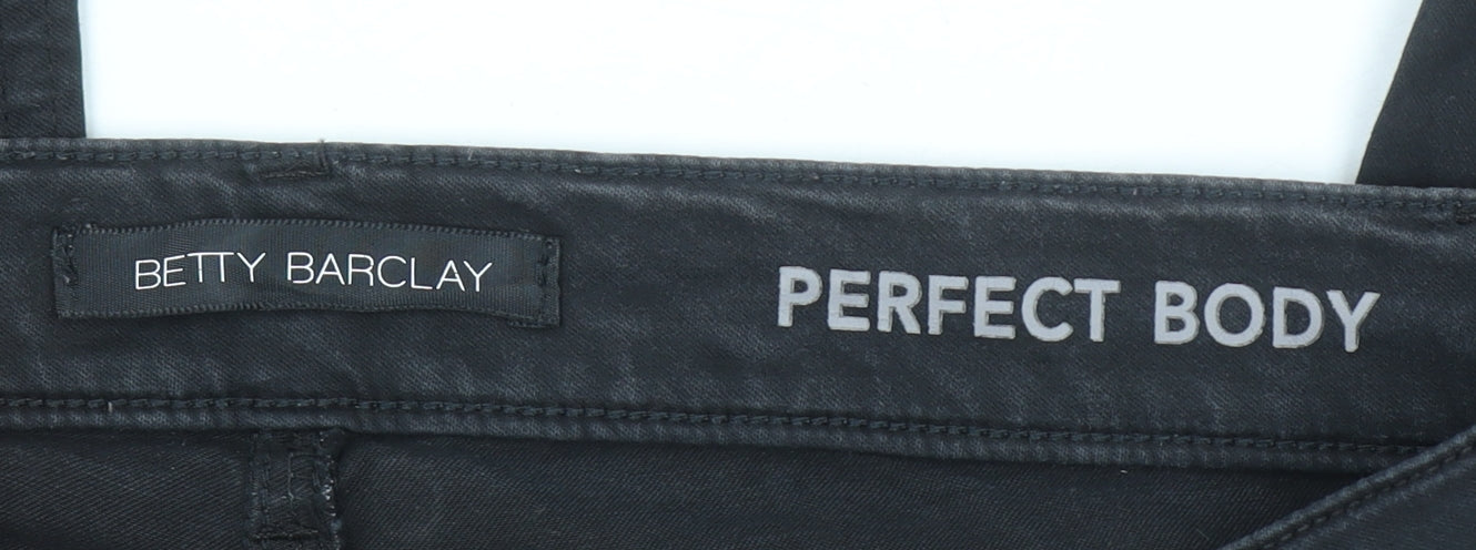 Betty Barclay Women's Black Slim Fit Skinny Jeans Size 10 Perfect Body