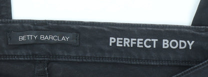 Betty Barclay Women's Black Slim Fit Skinny Jeans Size 10 Perfect Body