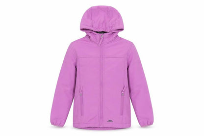 Girls UK Size 5-6 Years Trespass Purple Soft Shell