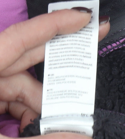 Trespass Girls Purple Softshell Hooded Jacket 5-6 Years Waterproof Lined