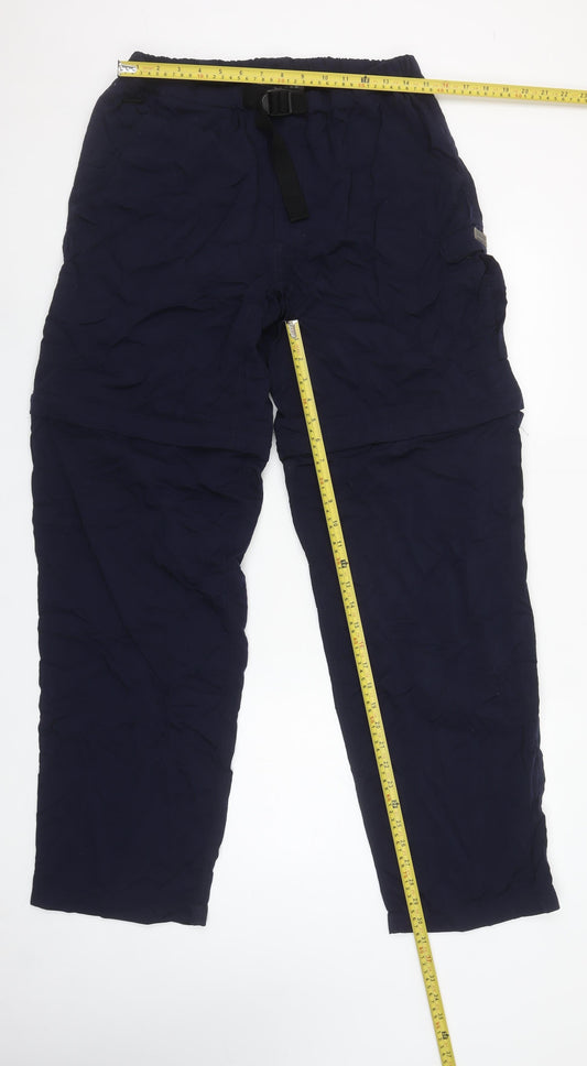 Kathmandu Men's Blue Cargo Convertible Nylon Trousers M