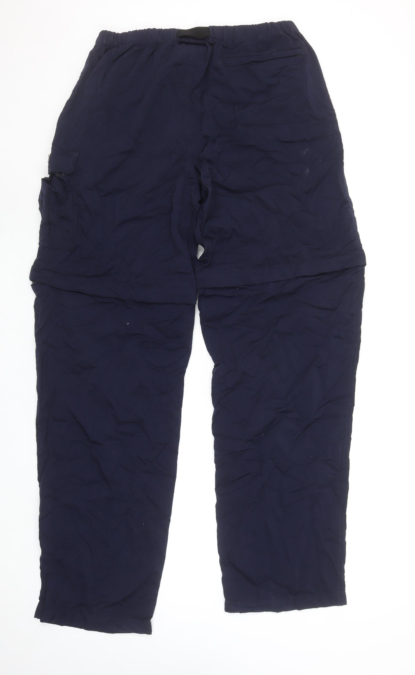 Kathmandu Men's Blue Cargo Convertible Nylon Trousers M