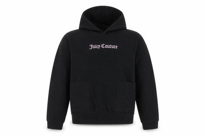 Girls UK Size 14-15 Years Juicy Couture Black Pullover Hoodie