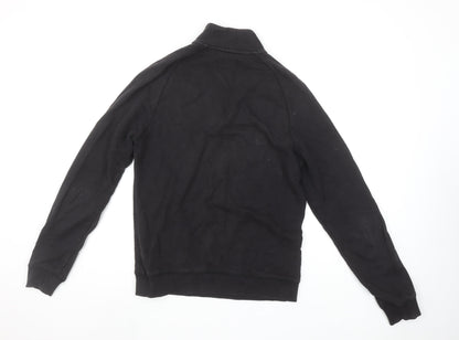 Mens UK Size S Farah Black Henley Sweatshirt