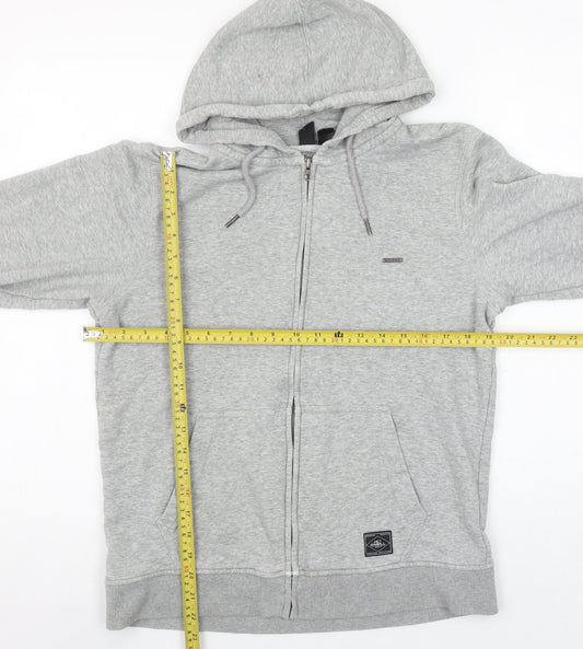 Mens UK Size S O'Neill Grey Full Zip Hoodie