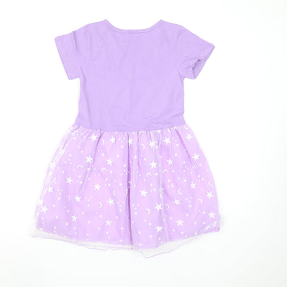 Nickelodeon Girls Purple Dora the Explorer Tutu Dress Size 11-12 Years