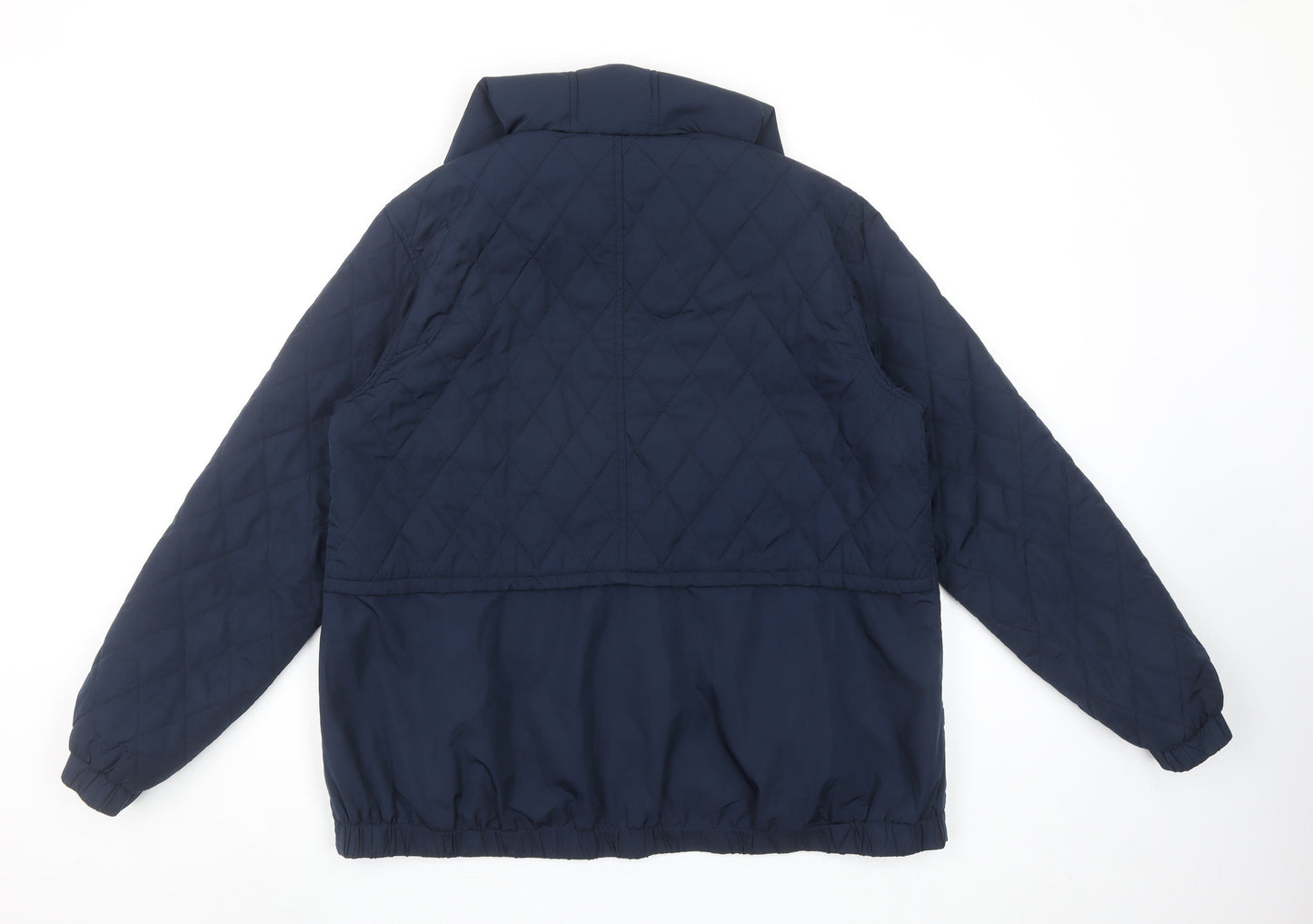 St. Bernard for Dunnes Stores Navy Quilted Hooded Jacket Medium Women’s