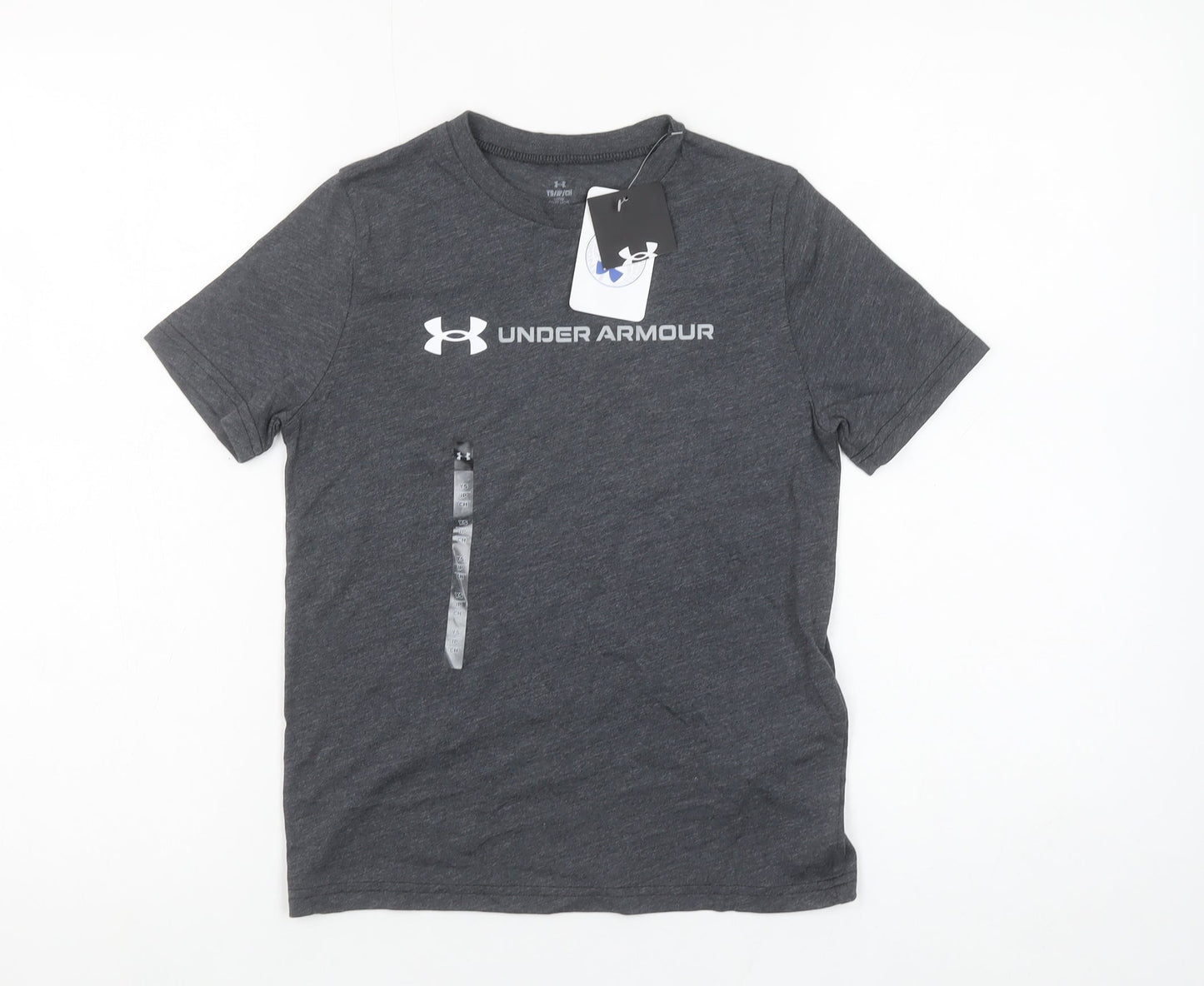 Under Armour Boys Grey Short Sleeve Sports T-Shirt 7-8 Years