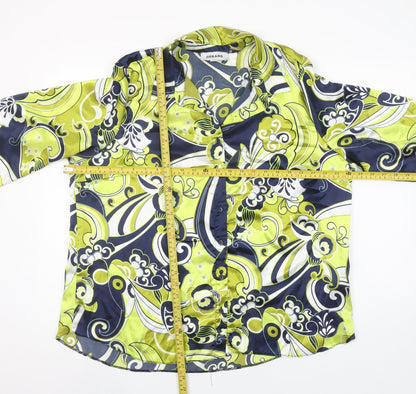 Gerard Women’s Multicoloured Floral Satin Blouse Size 18