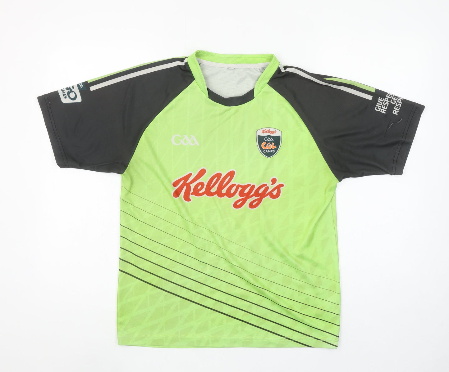 O’Neills Boys Green GAA Kellogg’s Cúl Camps Short Sleeve Sports T-Shirt 5 Years