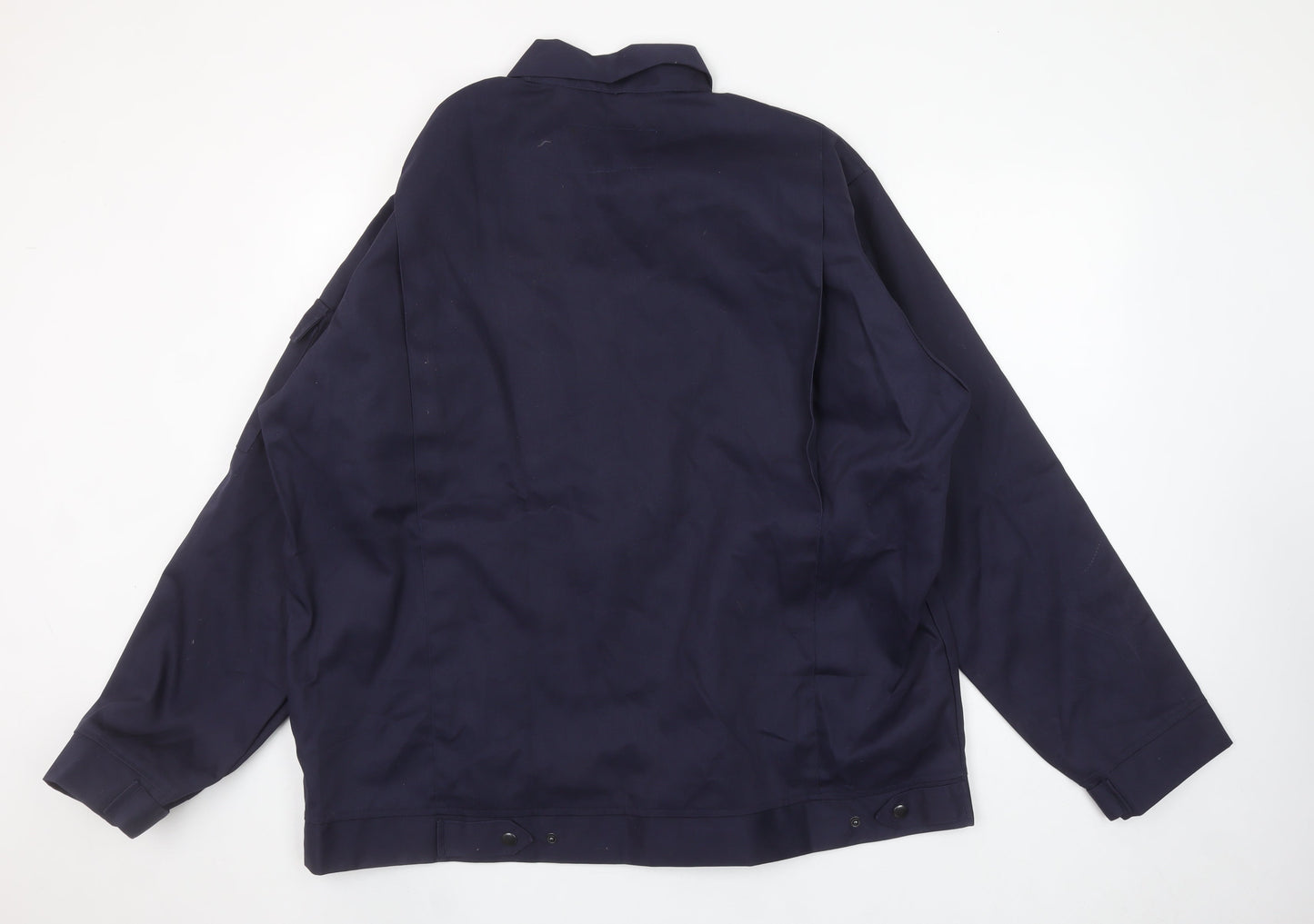 Adastra Men's Blue 2XL Workwear Zip Jacket with Logo Detail