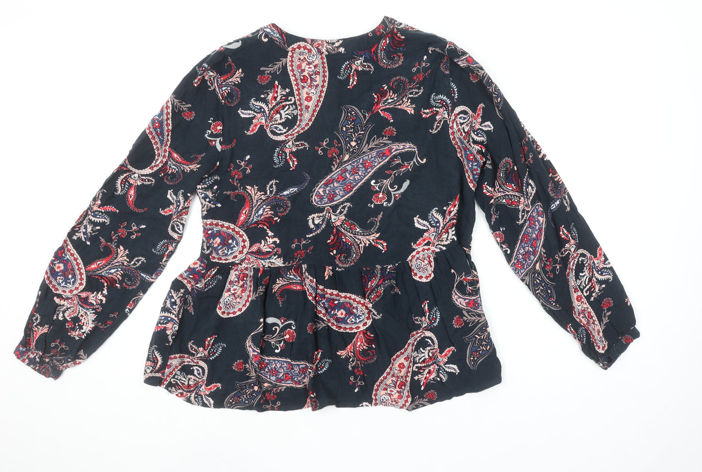 Principles Womens Multicoloured Paisley Viscose Tunic Blouse Size 12