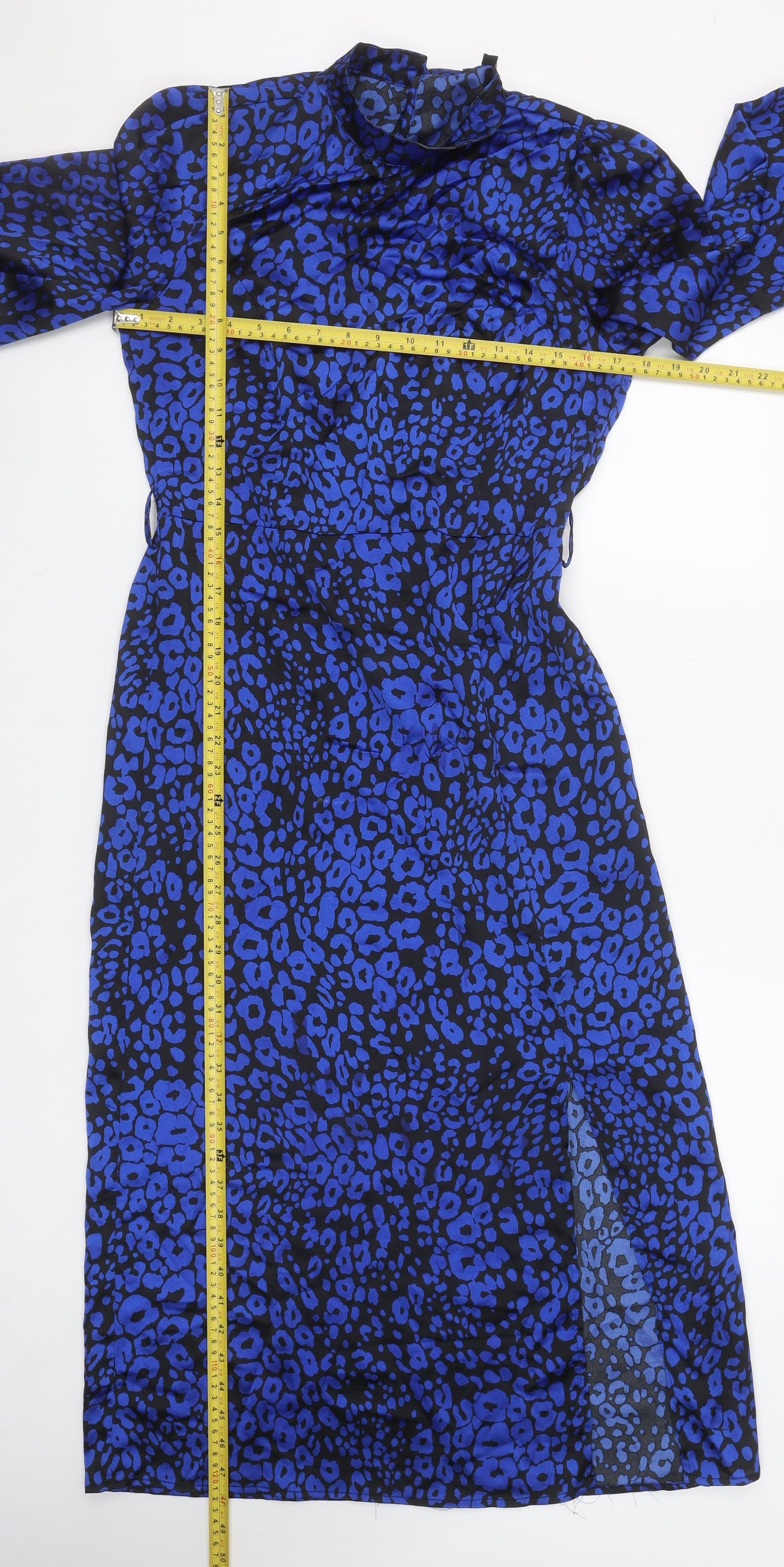 Friends Like These Women’s Blue Animal Print Midi Shift Dress UK 10