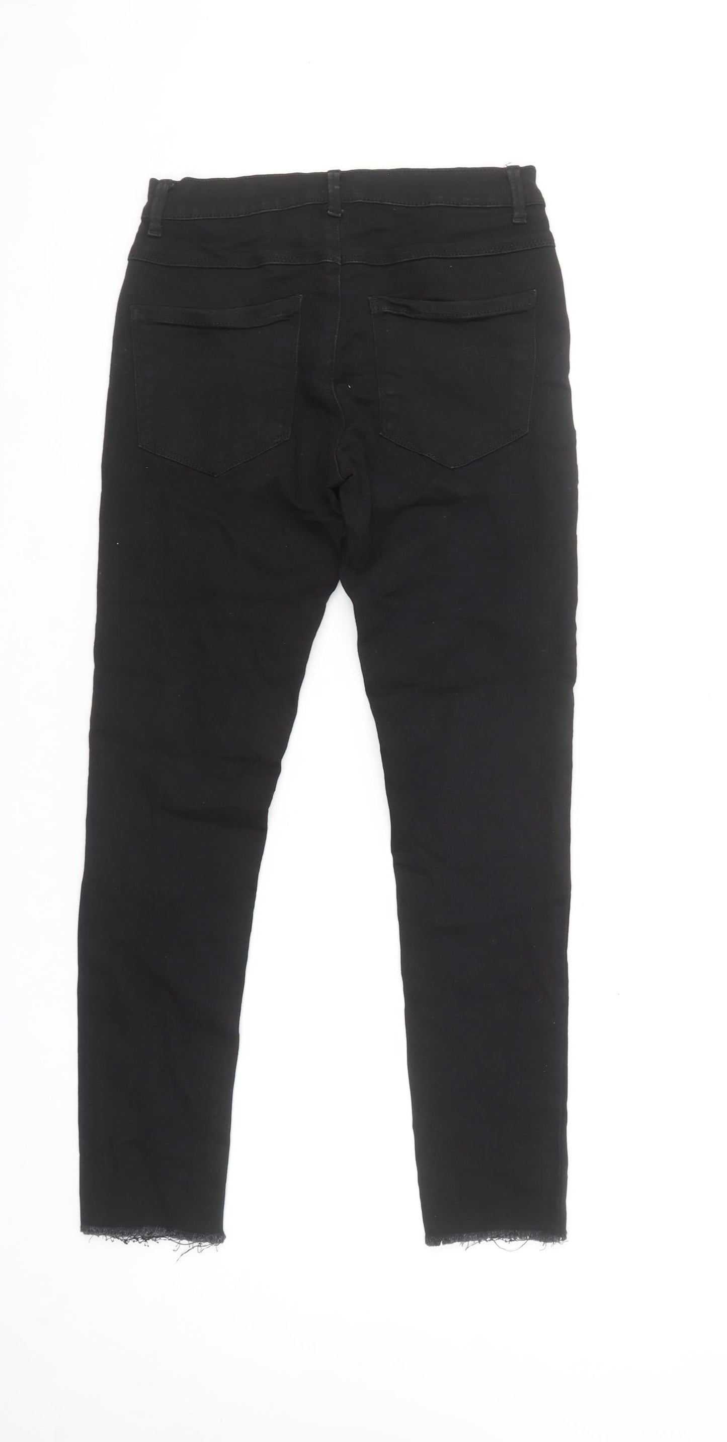 ONLY Women’s Black Skinny Jeans S 30 Slim Fit Mid Rise