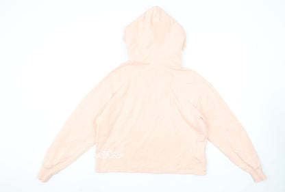 Womens UK Size S Champion Pink Pullover Hoodie