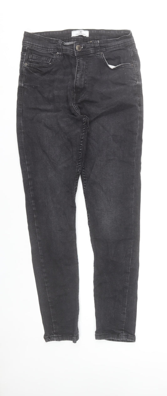 Don't Think Twice Women's Black Skinny Denim Jeans W30 L30