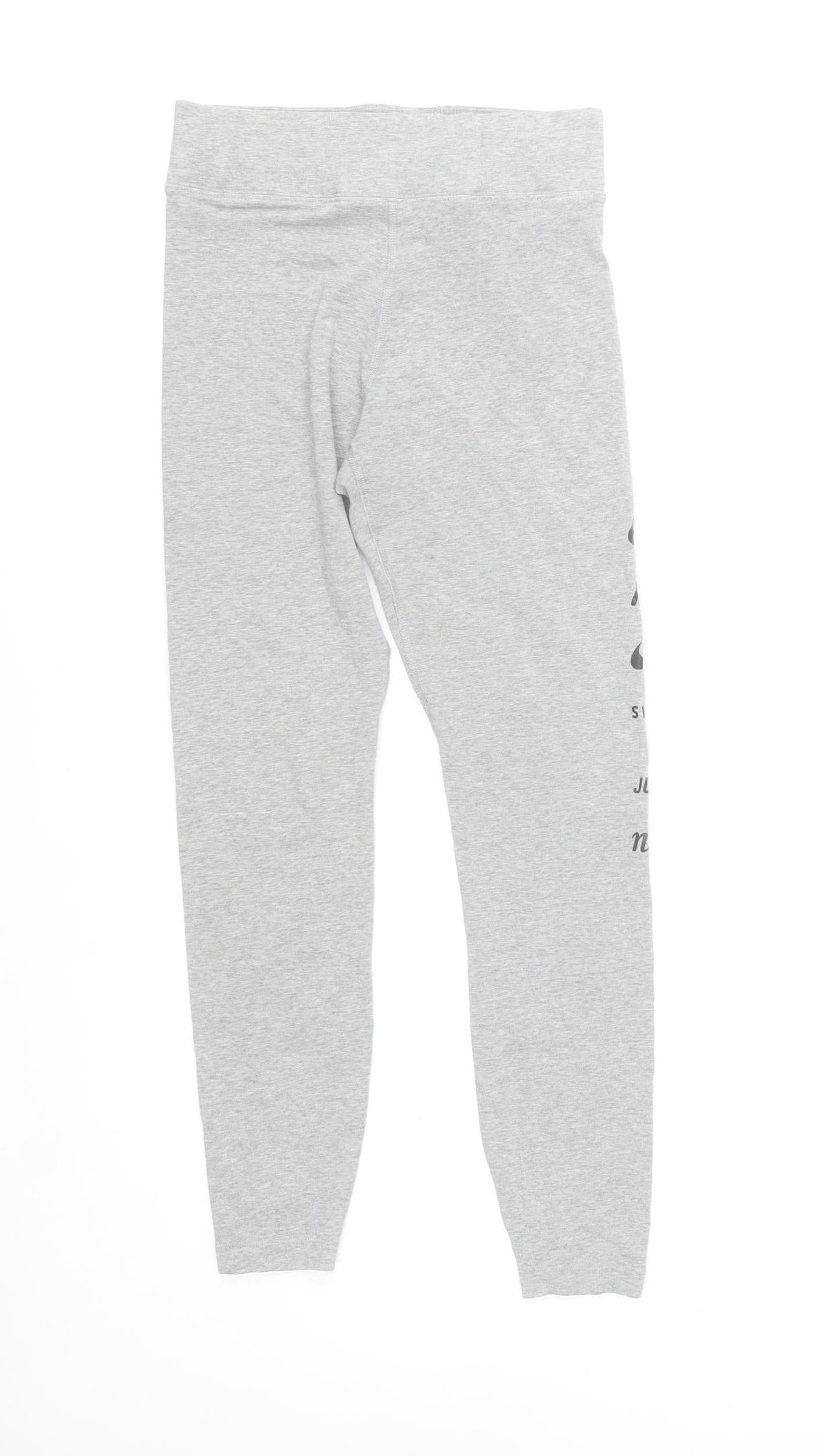 Womens UK Size S Nike  Leggings Grey Leggings