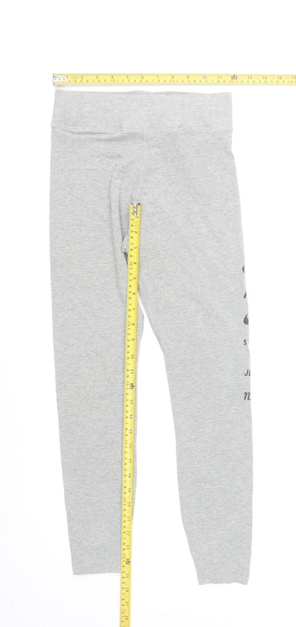 Womens UK Size S Nike  Leggings Grey Leggings