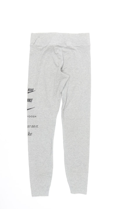 Womens UK Size S Nike  Leggings Grey Leggings