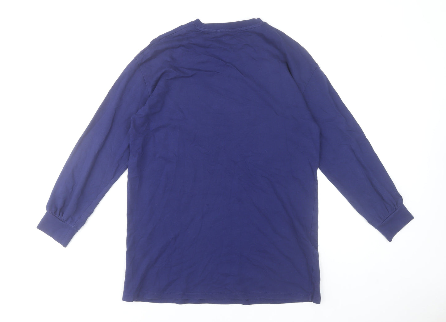 Next Girls Blue Long Sleeve Crew Neck Graphic T-Shirt 12 Years Cotton
