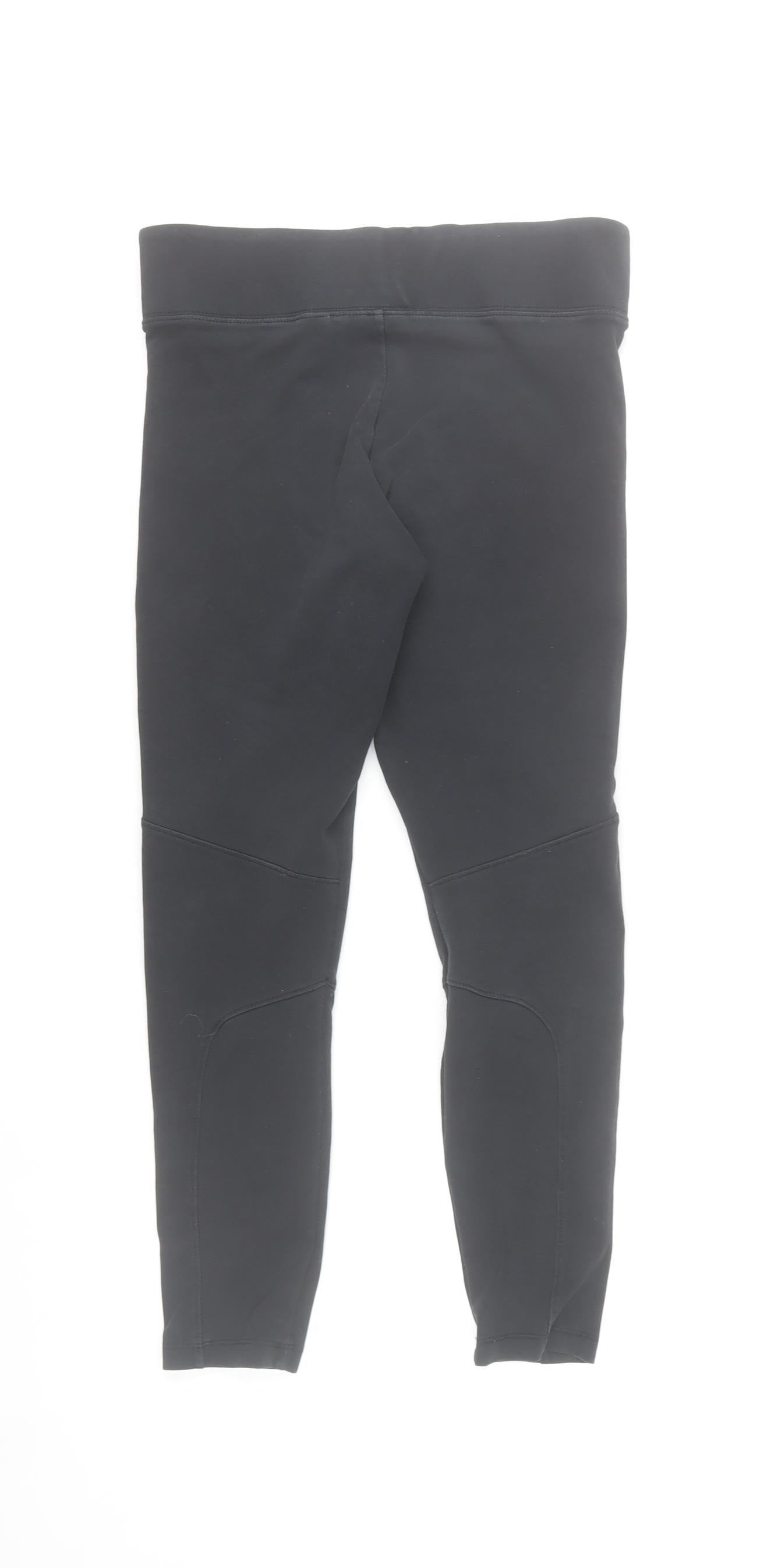 Womens UK Size M Nike  Ankle Black Leggings