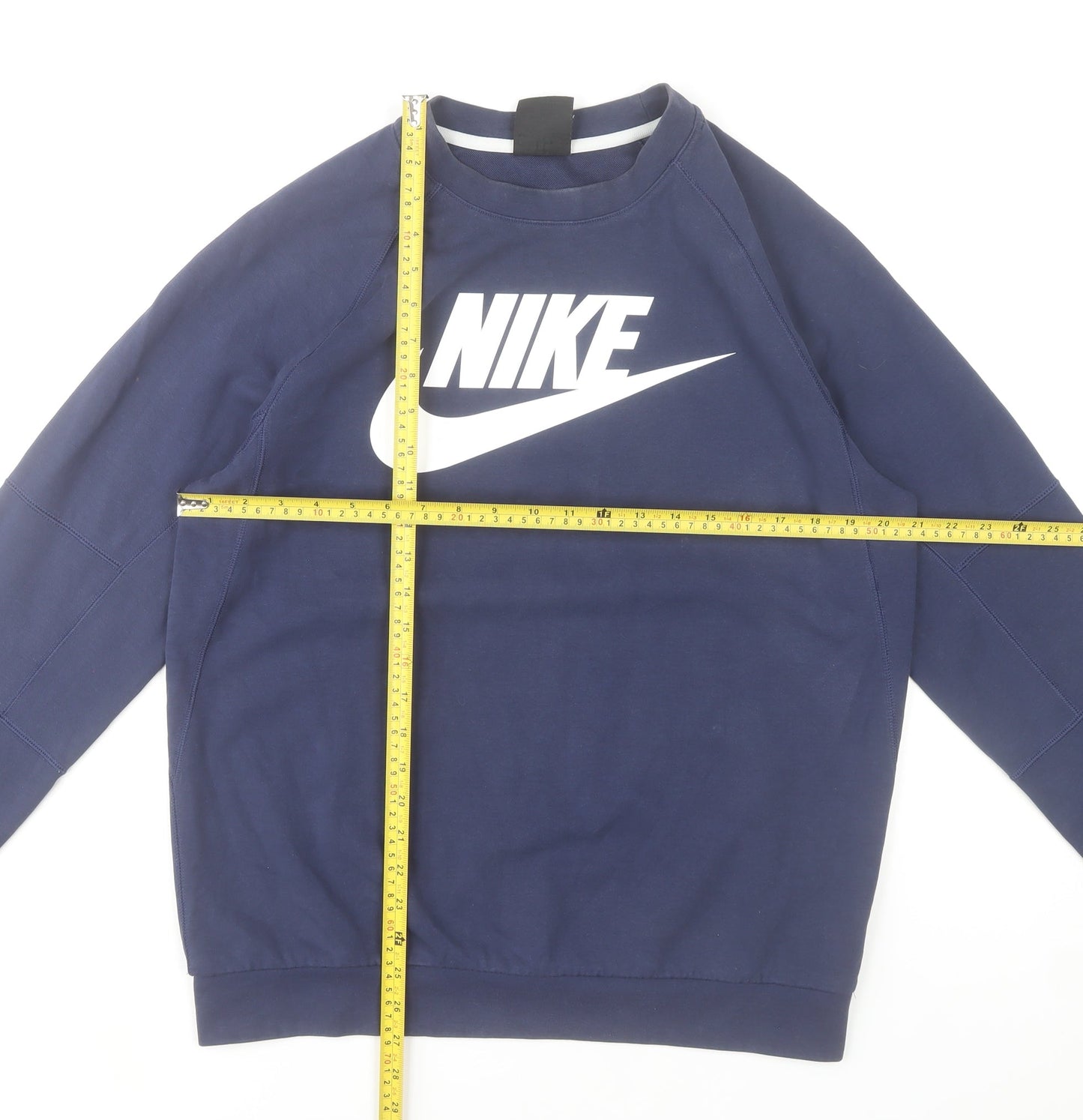 Mens UK Size M Nike Blue Pullover Sweatshirt
