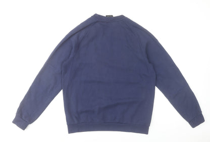 Mens UK Size M Nike Blue Pullover Sweatshirt