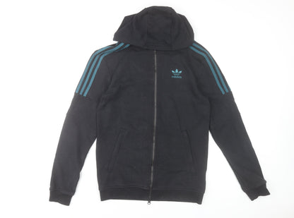 Adidas Men's Black Full Zip Hoodie Small Sportswear