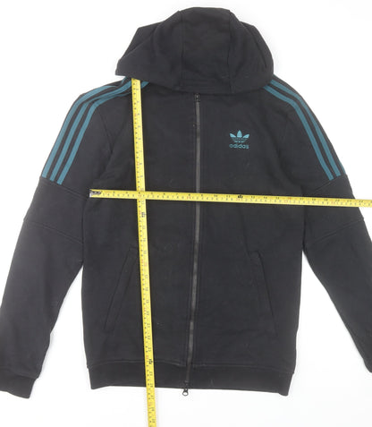 Adidas Men's Black Full Zip Hoodie Small Sportswear