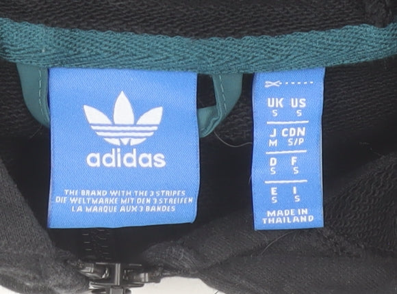 Adidas Men's Black Full Zip Hoodie Small Sportswear