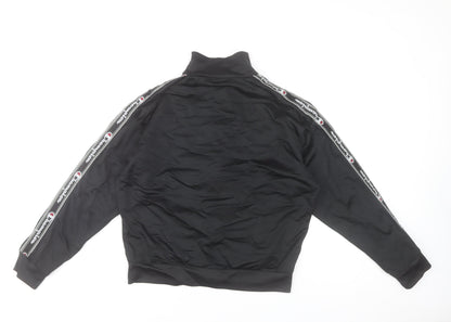 Mens UK Size XL Champion Black Full Zip Sweatshirt