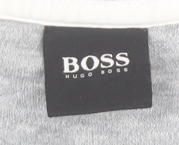 Mens UK Size S HUGO BOSS Grey Pullover Sweatshirt