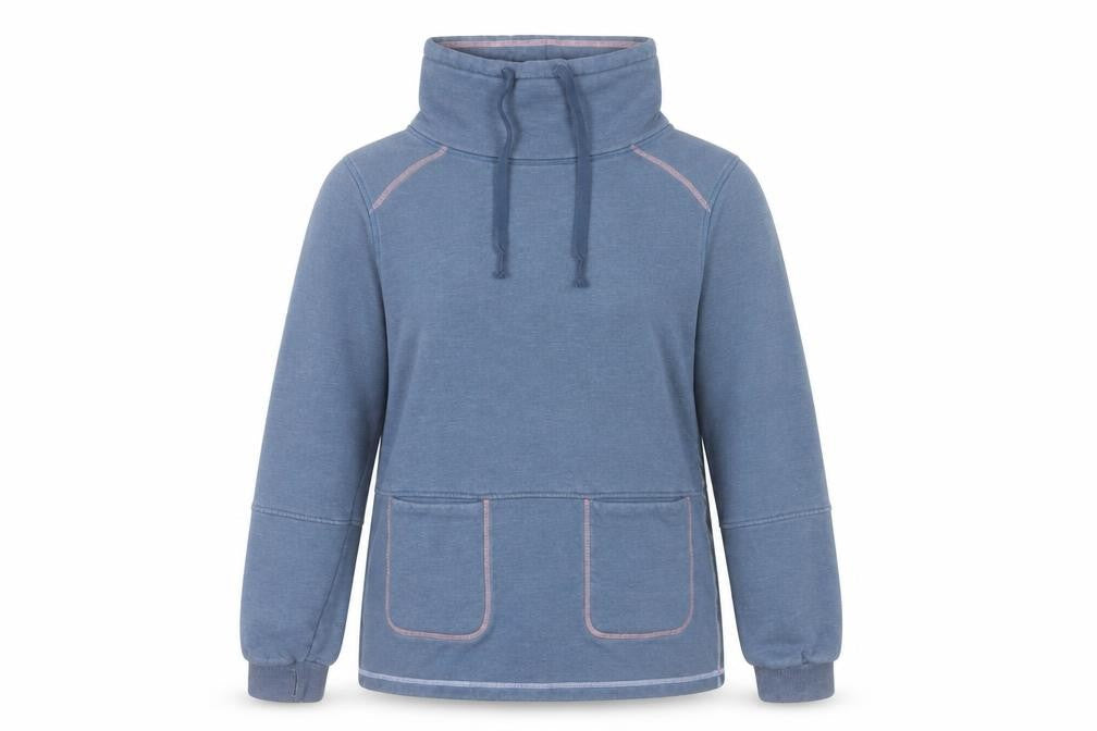 Womens UK Size 10 Joules Blue Pullover Sweatshirt