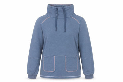 Womens UK Size 10 Joules Blue Pullover Sweatshirt