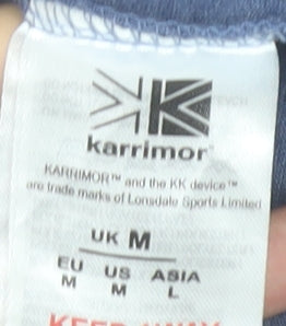 Karrimor Men's Blue Graphic Mountain Crew Neck Cotton Blend T-Shirt M