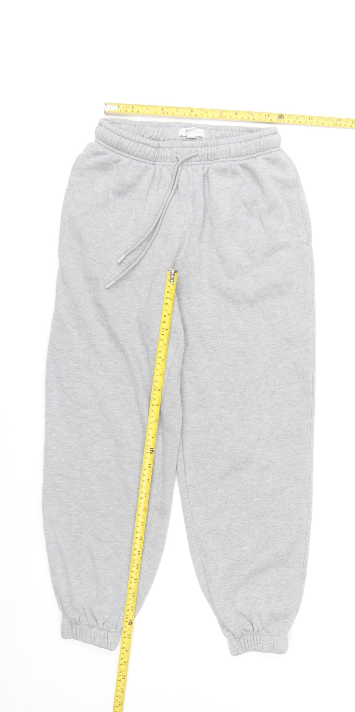 Topshop Women’s Grey Fleece Sweatpants Size S Comfortable Casual Trousers