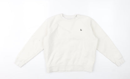 Womens UK Size 8 Jack Wills White Pullover Sweatshirt