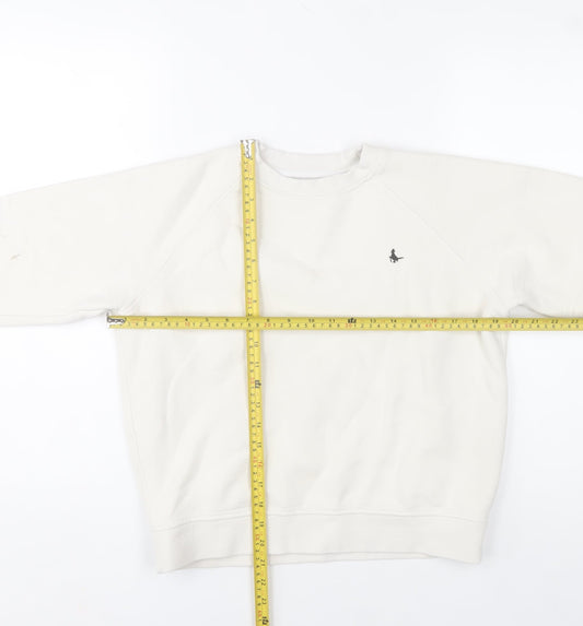 Womens UK Size 8 Jack Wills White Pullover Sweatshirt