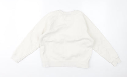 Womens UK Size 8 Jack Wills White Pullover Sweatshirt