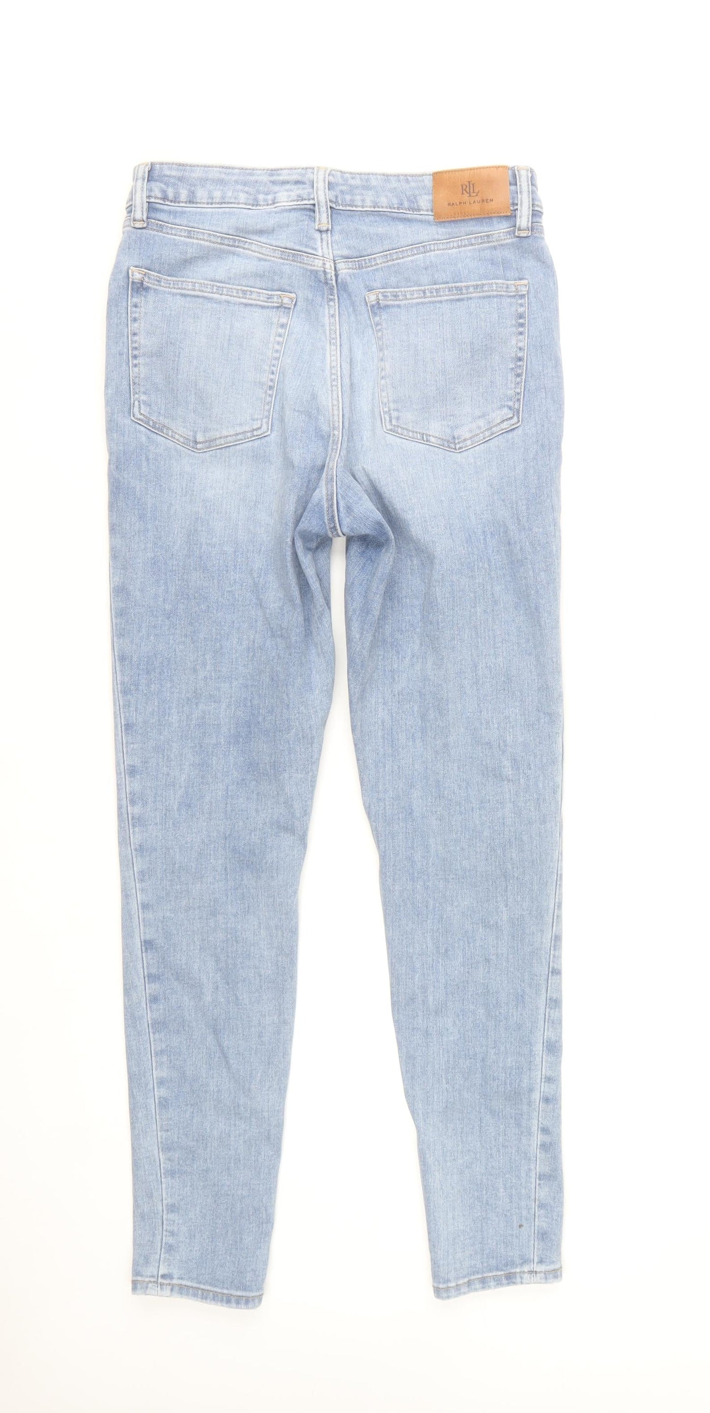 Ralph Lauren Women’s Blue Skinny Jeans Size 8 Mid Rise Denim