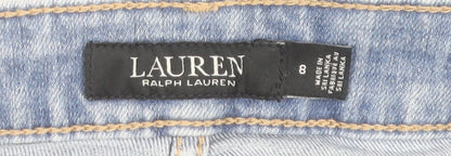 Ralph Lauren Women’s Blue Skinny Jeans Size 8 Mid Rise Denim