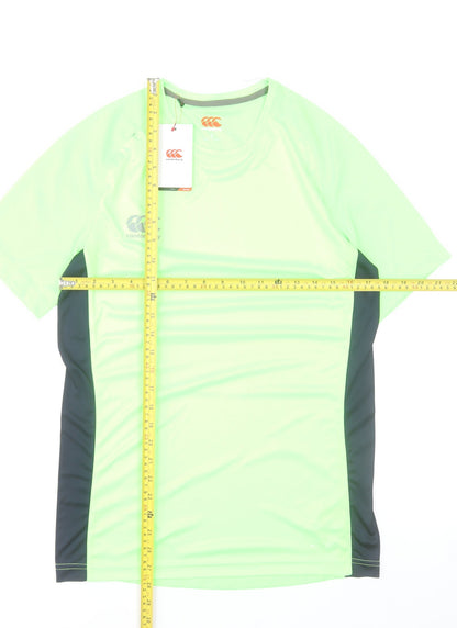 Canterbury Men's Green Short Sleeve Athletic T-Shirt Size S