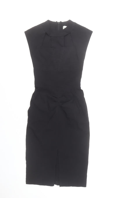 The Pretty Dress Company Women Black Size 10 Sleeveless Bodycon Dress