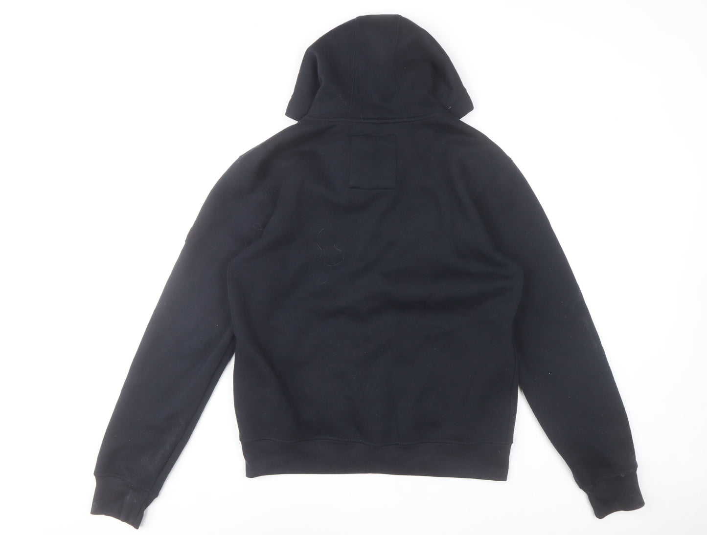 D555 Men's Navy Full Zip Hoodie M Logo Print San Diego Design