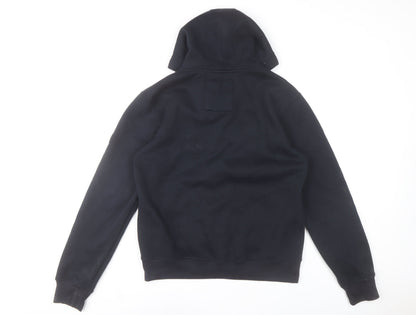 D555 Men's Navy Full Zip Hoodie M Logo Print San Diego Design